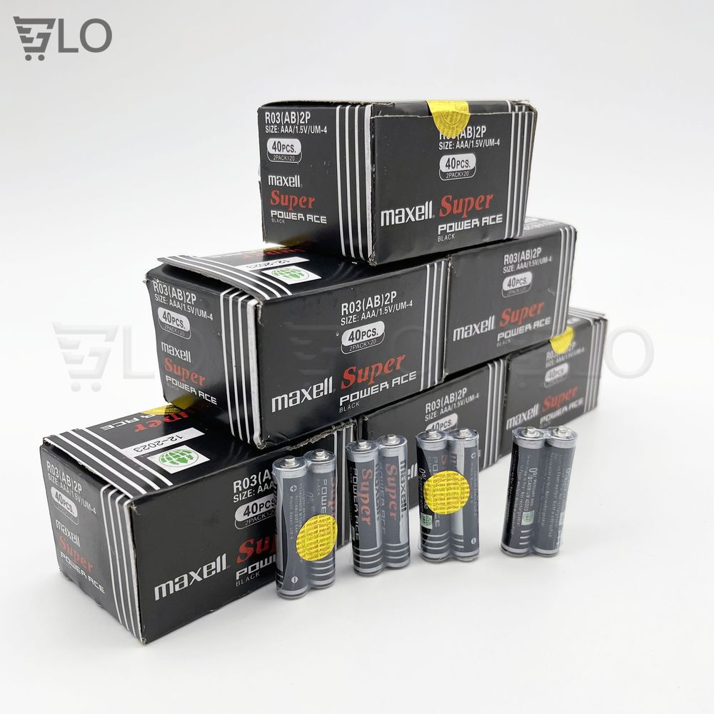 1 Cặp Pin Tiểu AAA/AA Maxell Chính Hãng Loại 1 (Pin Tiểu Nhỏ)