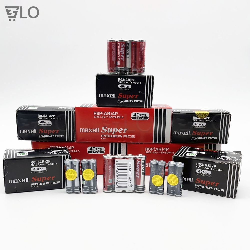 1 Cặp Pin Tiểu AAA/AA Maxell Chính Hãng Loại 1 (Pin Tiểu Nhỏ)