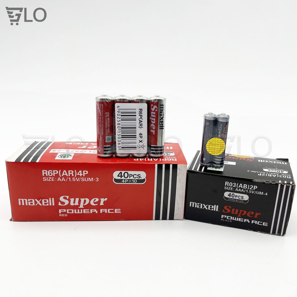 1 Cặp Pin Tiểu AAA/AA Maxell Chính Hãng Loại 1 (Pin Tiểu Nhỏ)