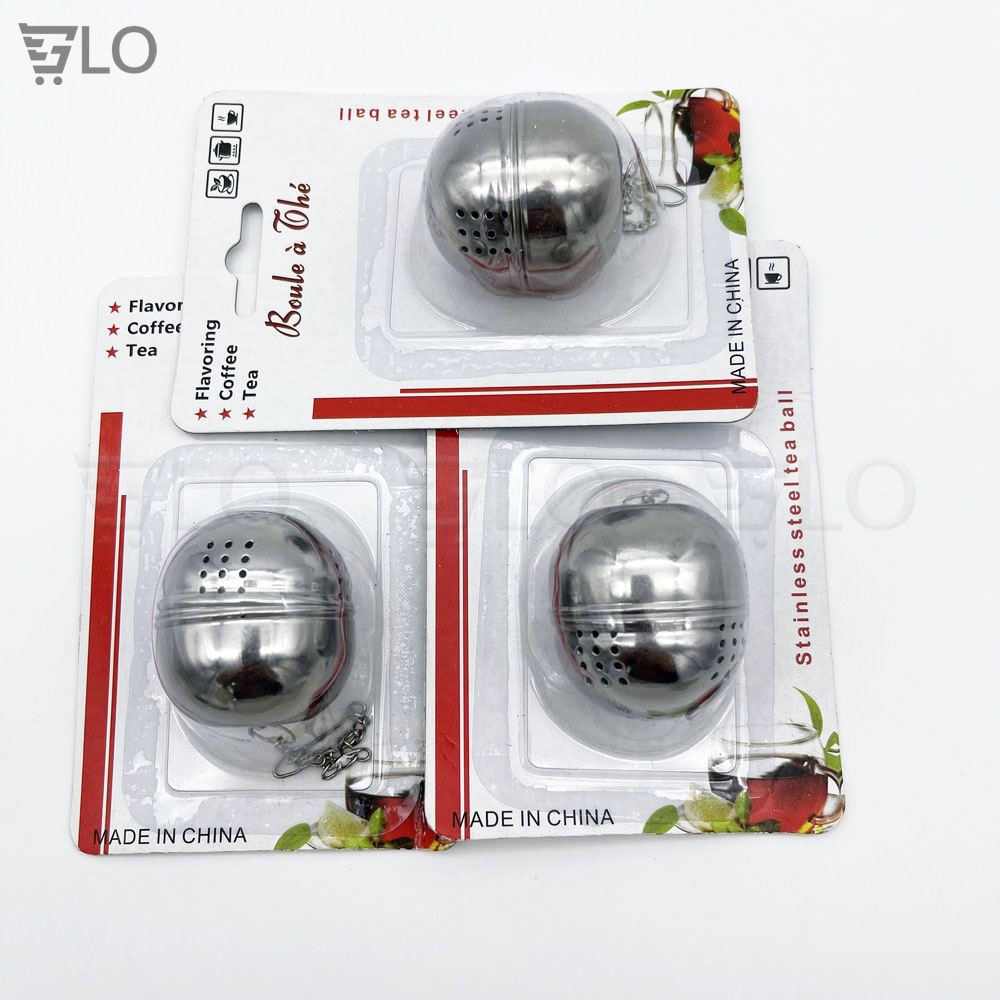 Dụng Cụ Lọc Trà Bằng Inox Hình Tròn Chất Lượng Cao, Hầm Thịt Nấu Súp, Đựng Hương Liệu