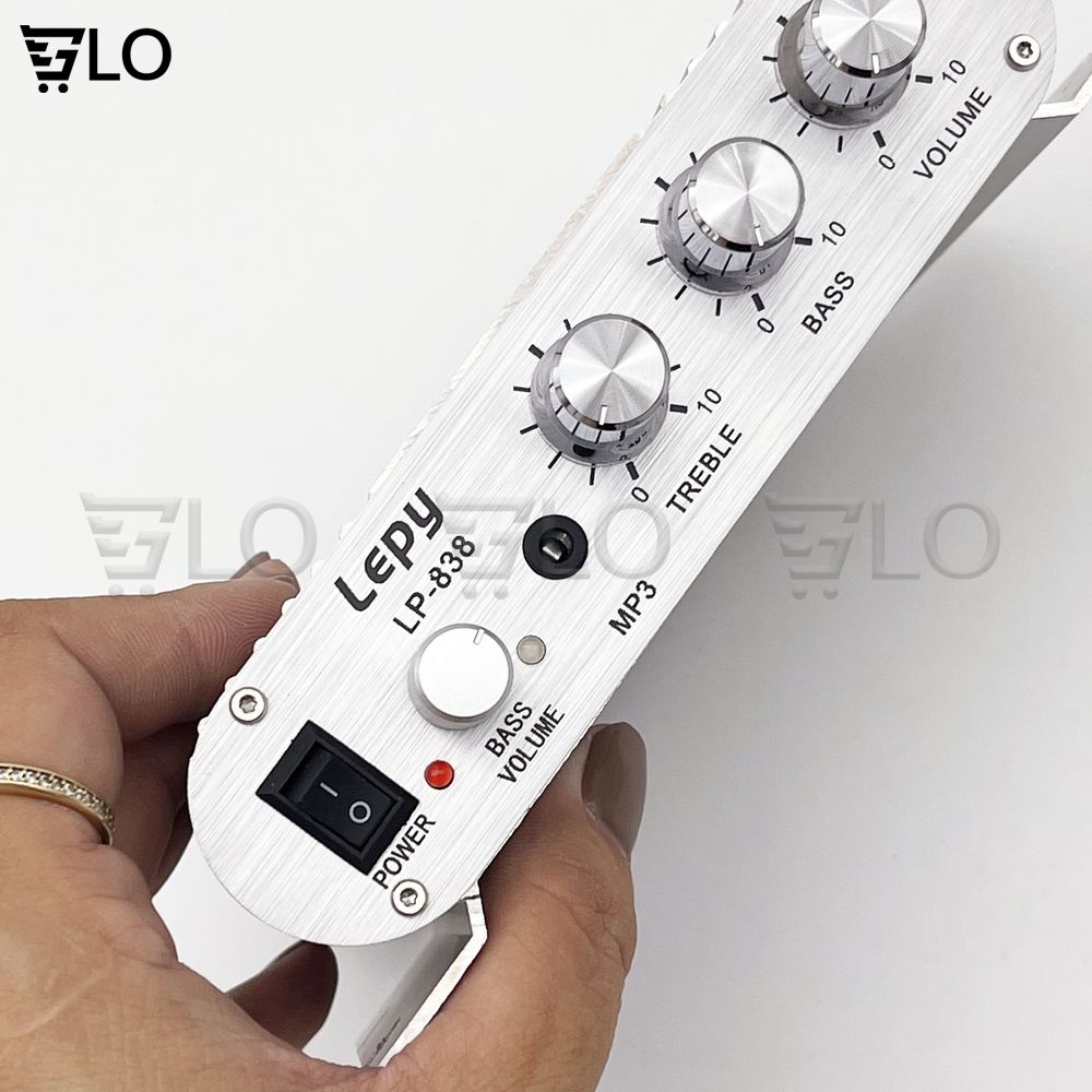 Bộ Âm Ly Mini, Amply Khuếch Đại Âm Thanh Lepy LP-838 2.1CH