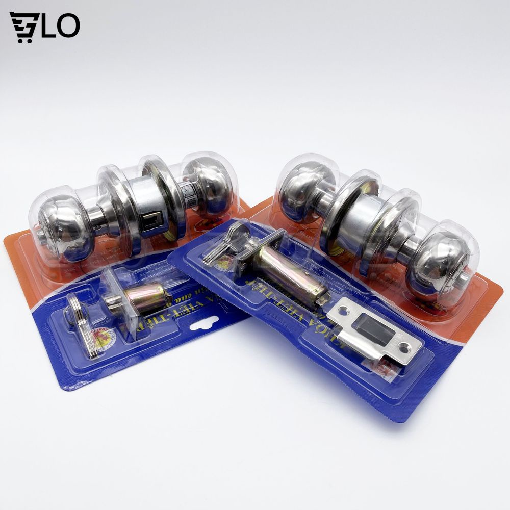 Ổ Khóa Cửa Việt Tiệp Tay Nắm Tròn 04206
