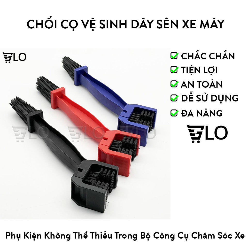 Chổi Cọ Vệ Sinh Dây Sên Xe Máy Tiện Dụng