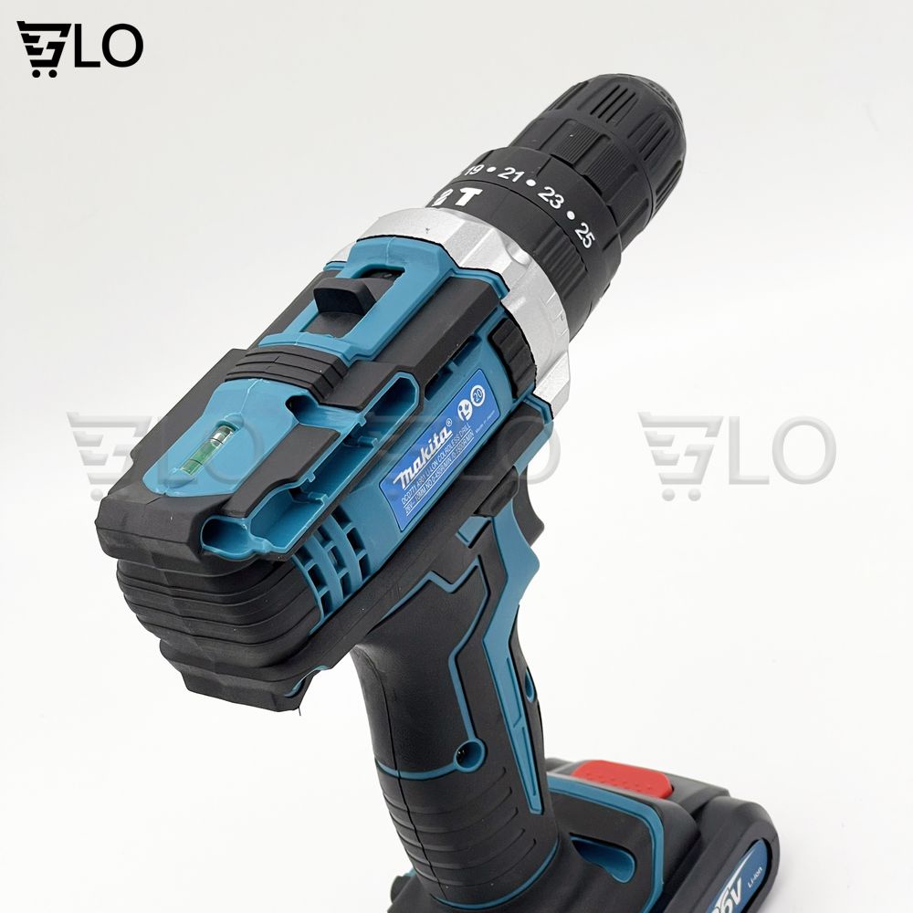 Bộ Máy Khoan Pin Bắt Vít Makita 36V 3 Chức Năng Kèm 2 Pin, Đầy Đủ 24 Phụ Kiện Đồ Nghề