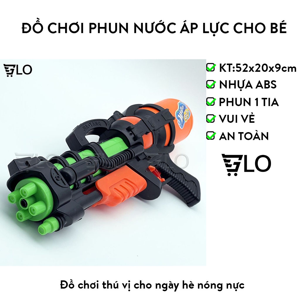 Đồ Chơi Phun Nước Áp Lực Cho Bé