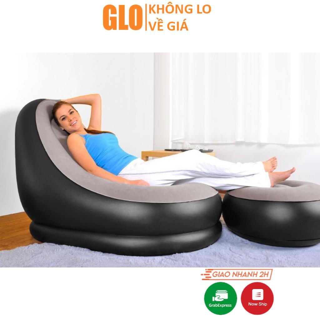Ghế Nệm Hơi Tựa Lưng Cao Cấp Chanodug Kèm Bơm