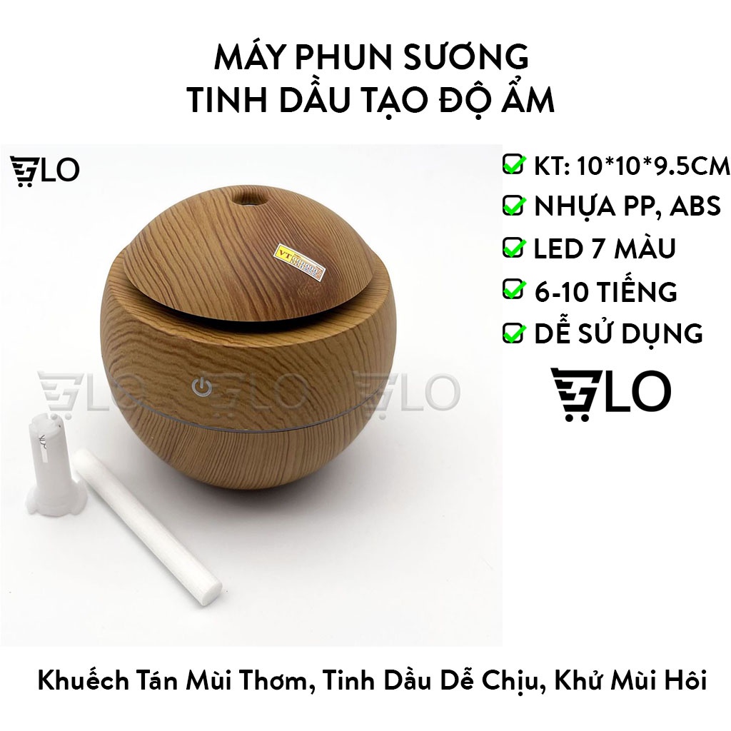 Máy Phun Sương Tinh Dầu Tạo Độ Ẩm Hình Tròn
