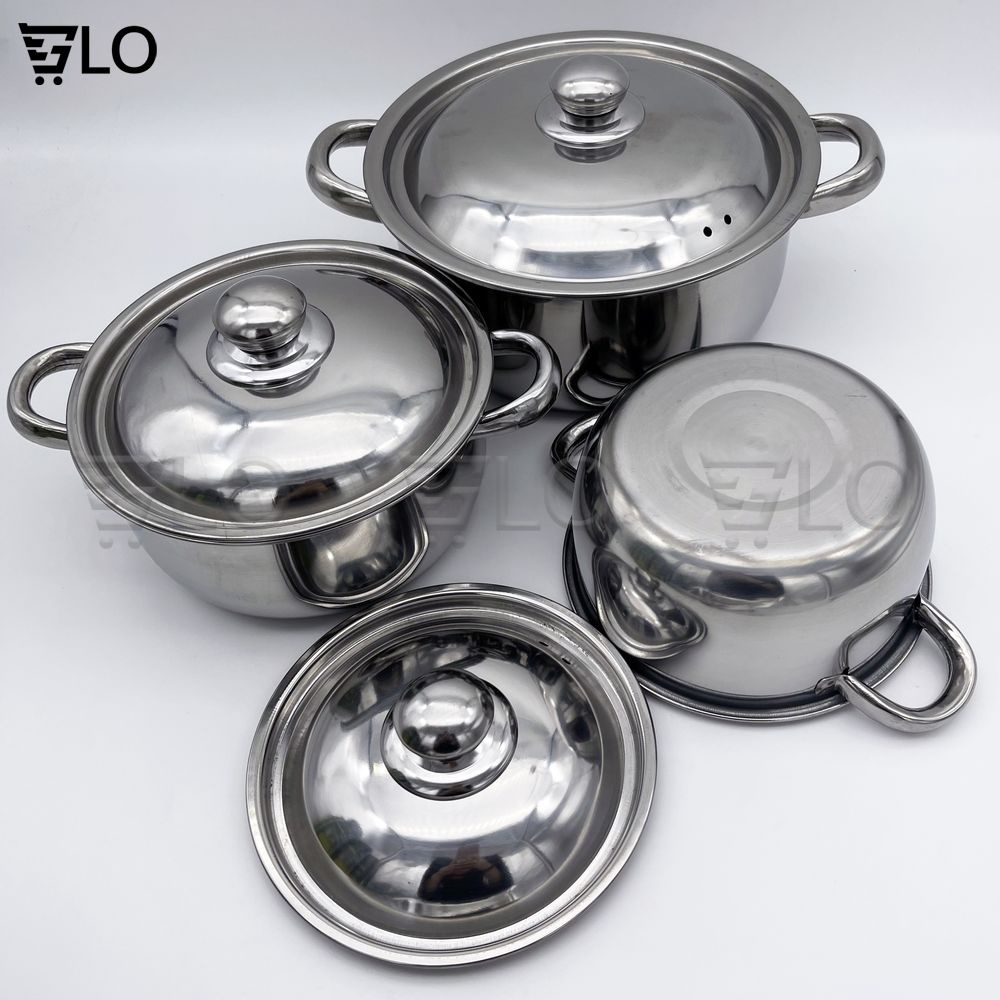 Bộ Nồi Shark 3 Cái Inox Cao Cấp