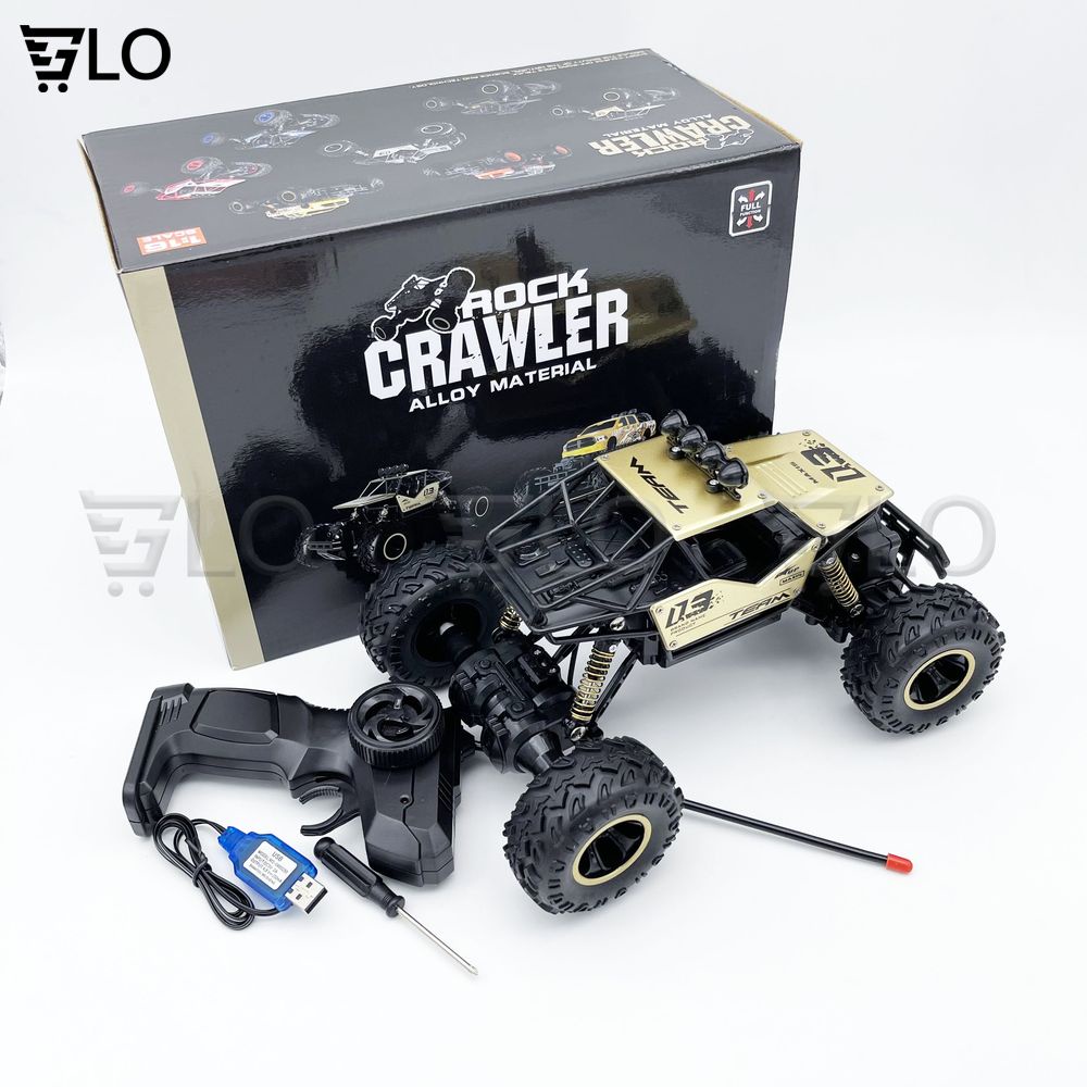 Xe Đua Địa Hình Điều Khiển Từ Xa Sóng 2.4g Tỉ Lệ 1:16 Mô Hình Rock Crawler