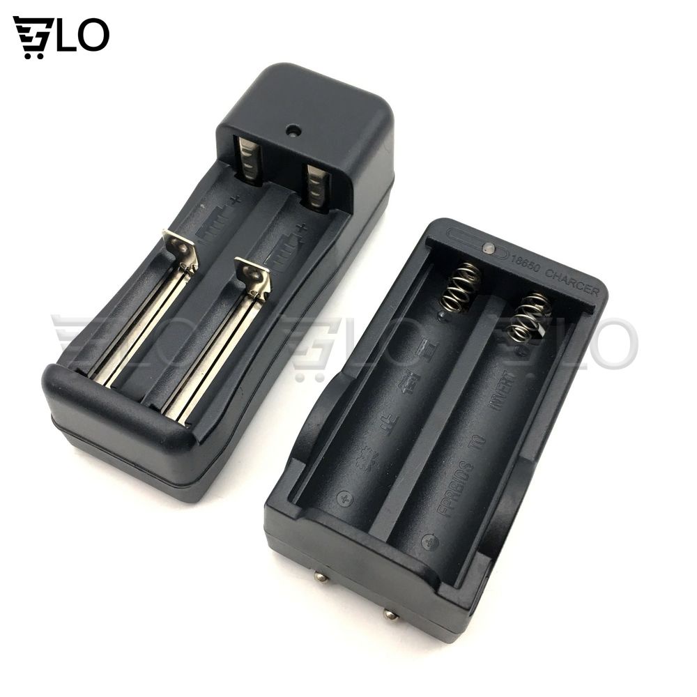Bộ Đế Sạc Đôi Pin Lion 18650/16340/14500 Dùng Cho Đèn Pin, Quạt Sạc,...