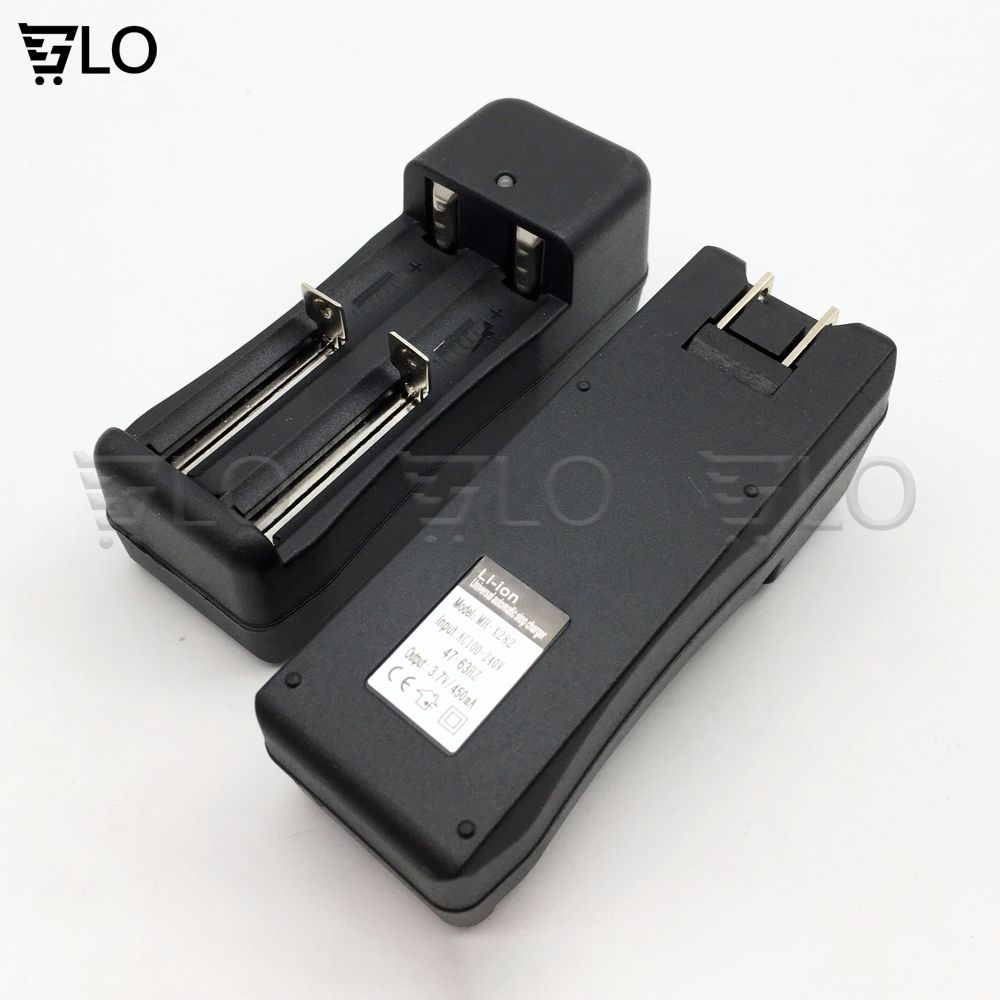 Bộ Đế Sạc Đôi Pin Lion 18650/16340/14500 Dùng Cho Đèn Pin, Quạt Sạc,...