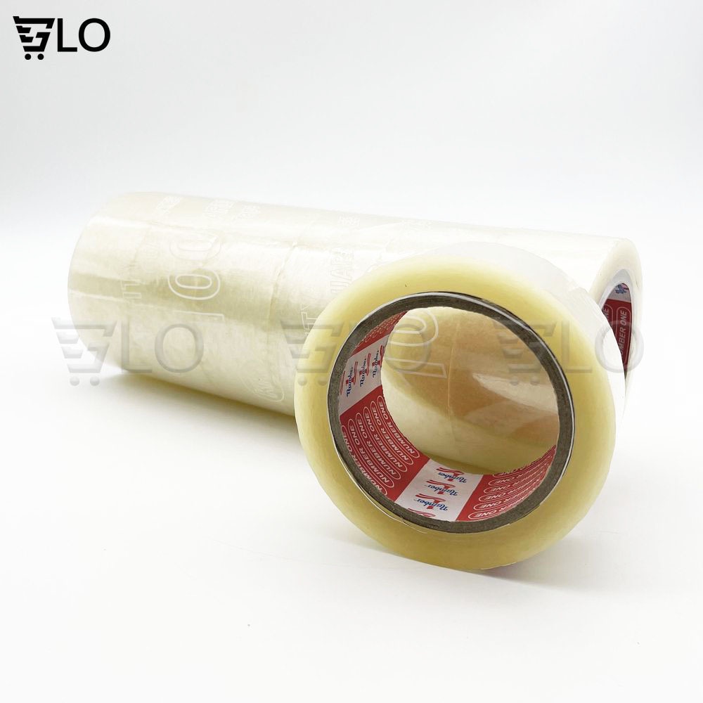 Combo 6 Cuộn Băng Keo 100 Yards(Trong, Đục)
