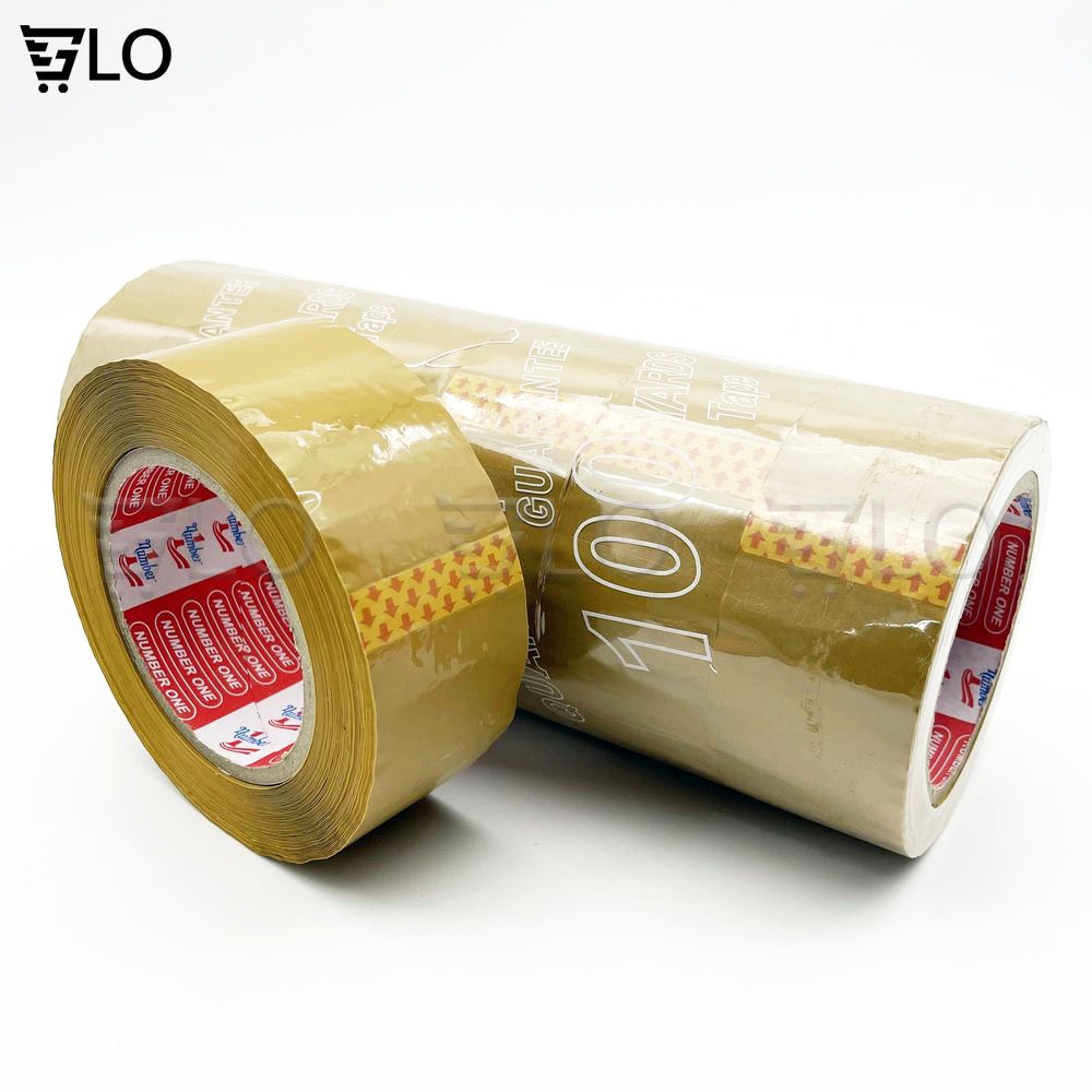 Combo 6 Cuộn Băng Keo 100 Yards(Trong, Đục)