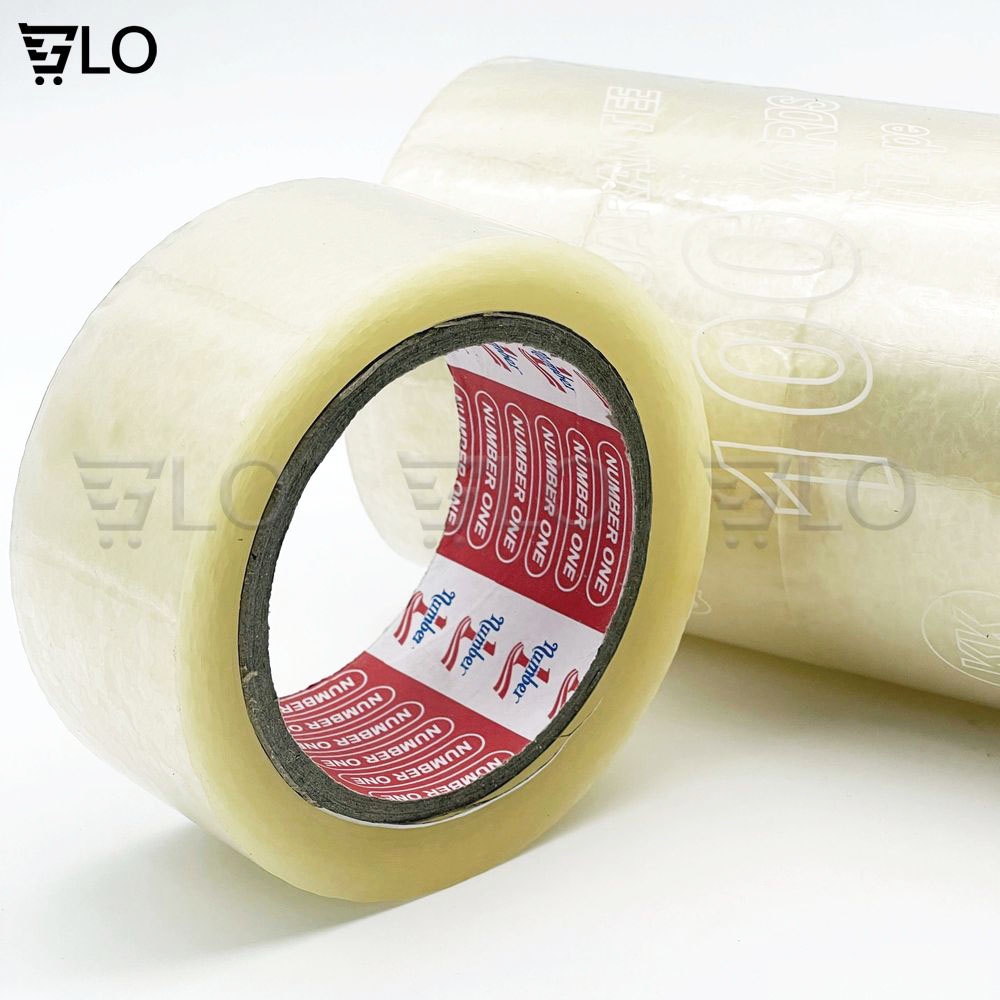 Combo 6 Cuộn Băng Keo 100 Yards(Trong, Đục)