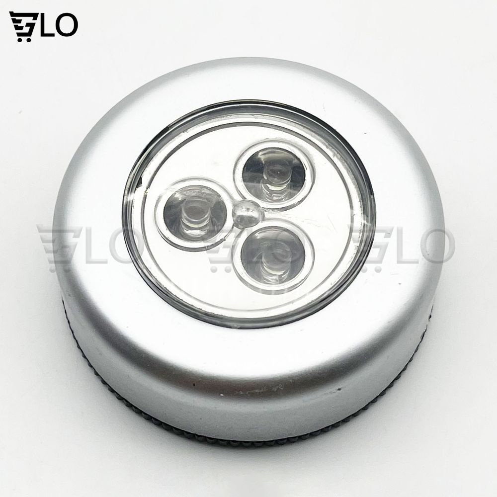 Bóng Đèn Led Dán Tường Thông Minh 3 Bóng Trang Trí Tủ Quần Áo, Nhà Bếp Stick Touch Lamp