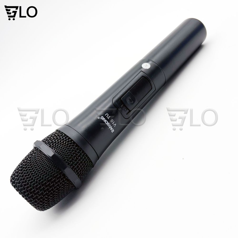 Micro Karaoke Không Dây Cho Loa Kéo Daile V10 Chống Hú Tốt, Hút Âm