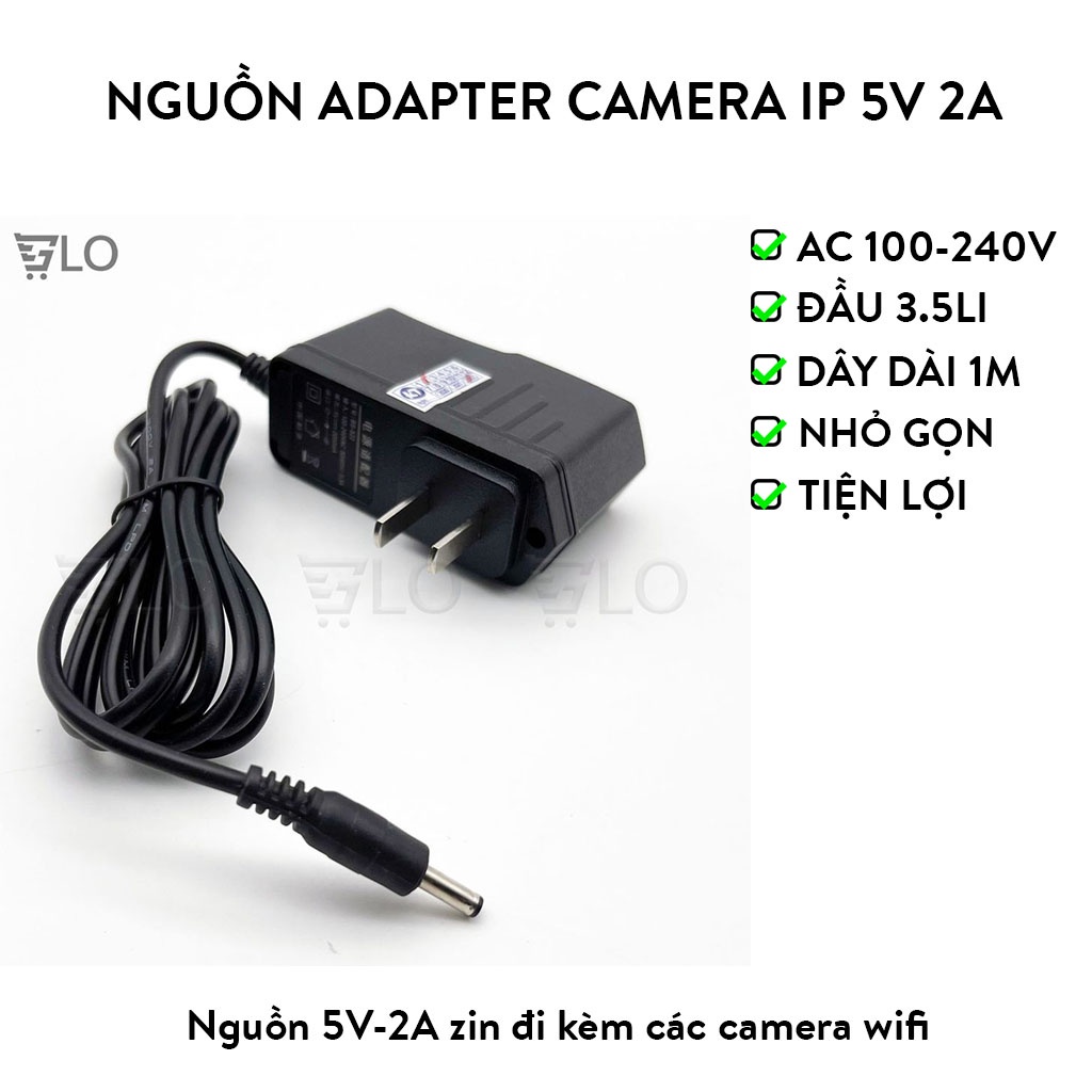 Nguồn Adapter Camera IP 5V 2A