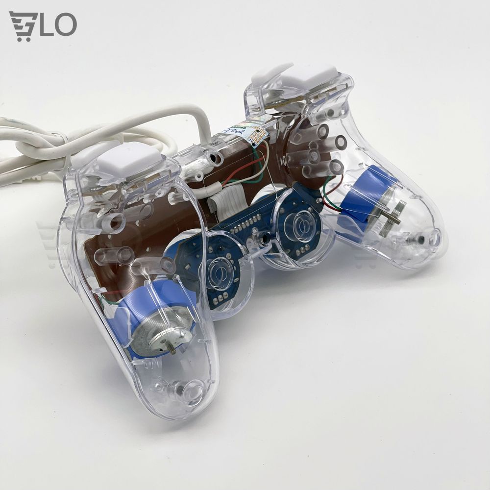 Tay Cầm Chơi Game Đơn Có Rung Cổng USB - Gamepad Cho PC Laptop Chơi FO4, Genshin Impact