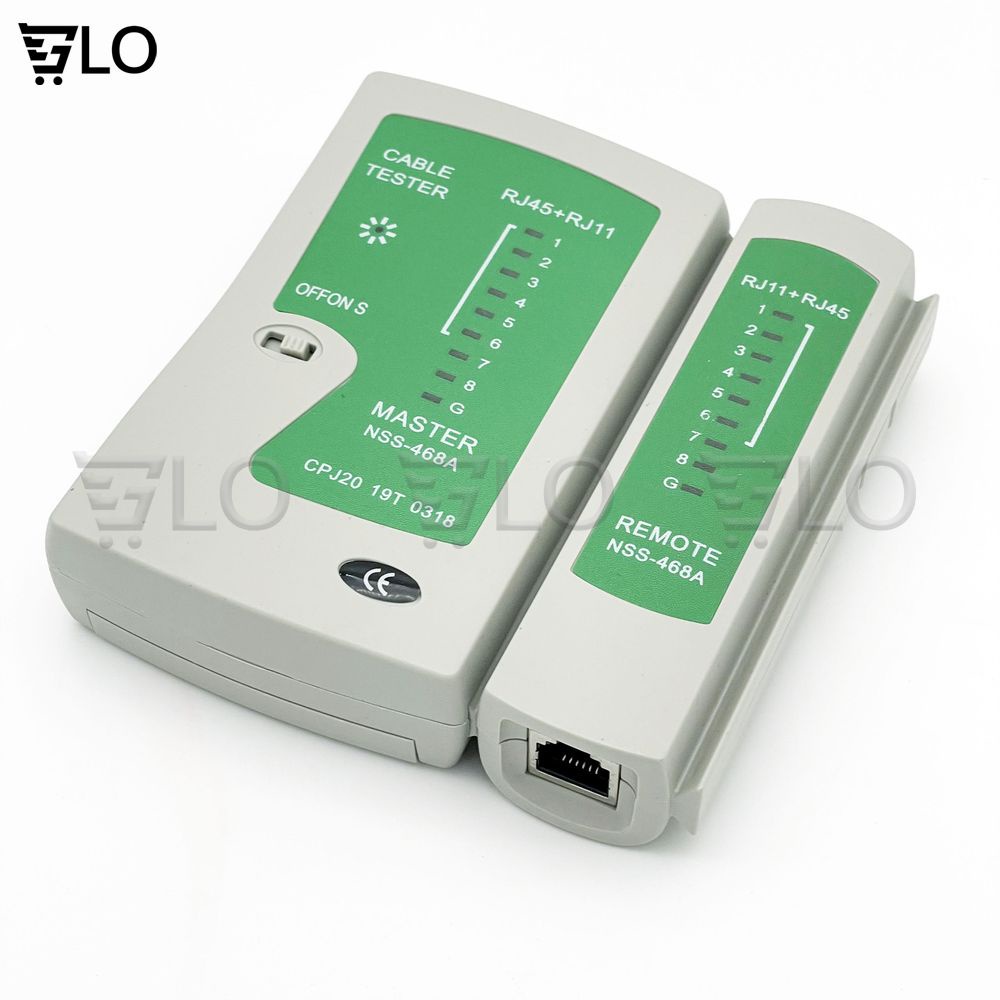 Hộp Test Cáp Mạng Đa Năng RJ-11 RJ-45 Tặng Kèm Pin 9V