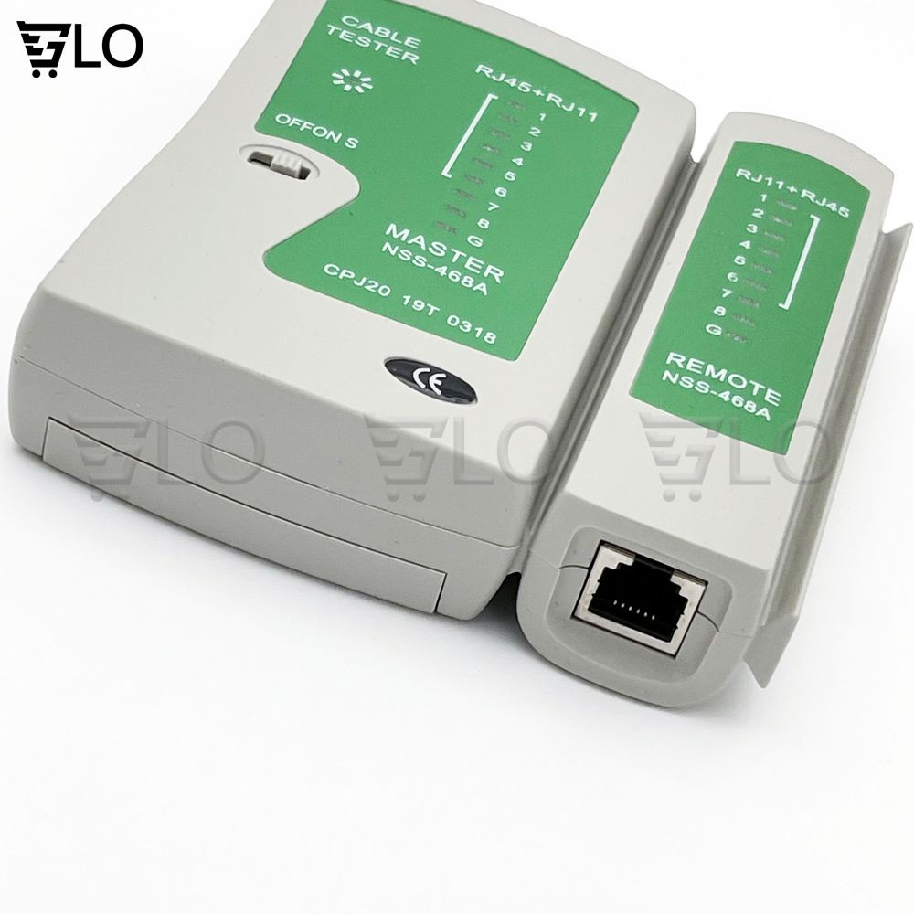 Hộp Test Cáp Mạng Đa Năng RJ-11 RJ-45 Tặng Kèm Pin 9V