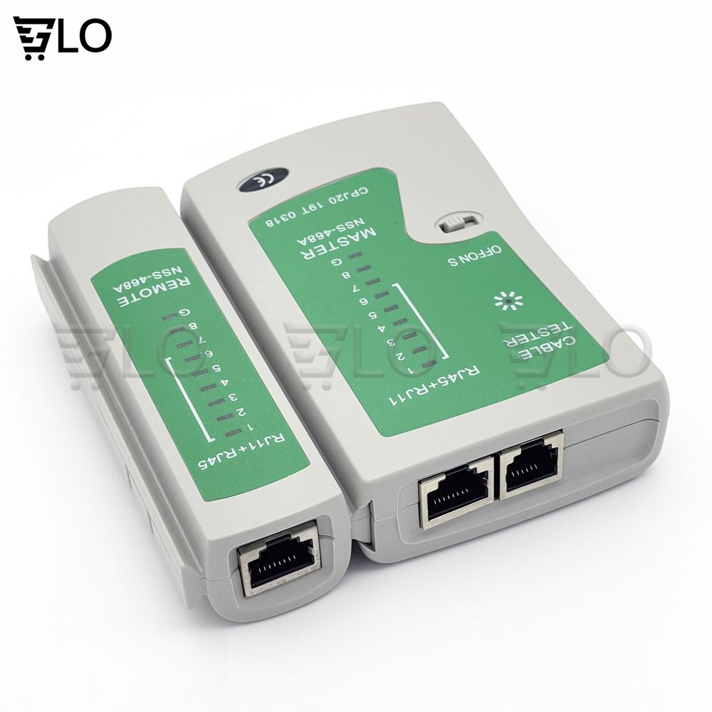 Hộp Test Cáp Mạng Đa Năng RJ-11 RJ-45 Tặng Kèm Pin 9V