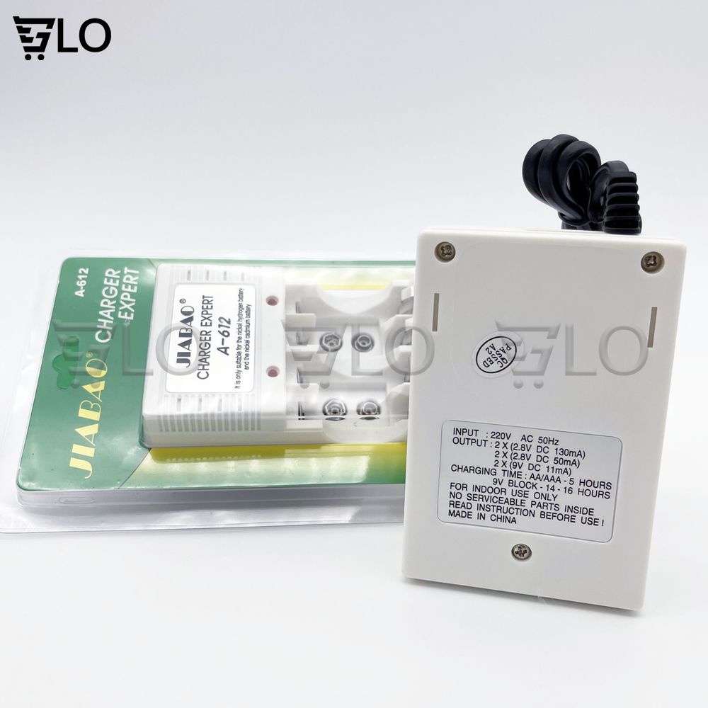 Bộ Sạc Pin Đa Năng Jiabao A-612 (Sạc Pin 2a,3a, Pin 9v)