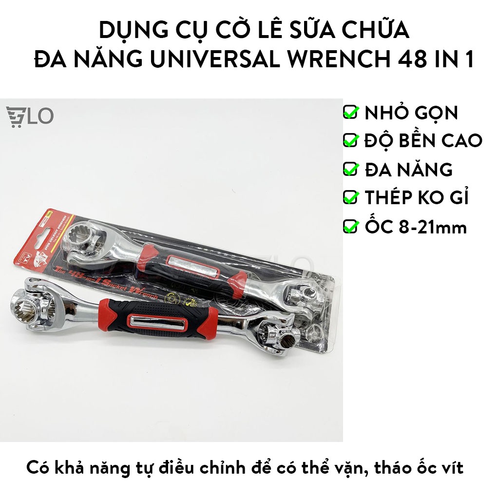 Dụng Cụ Cờ Lê Sữa Chữa Đa Năng Universal Wrench 48 In 1