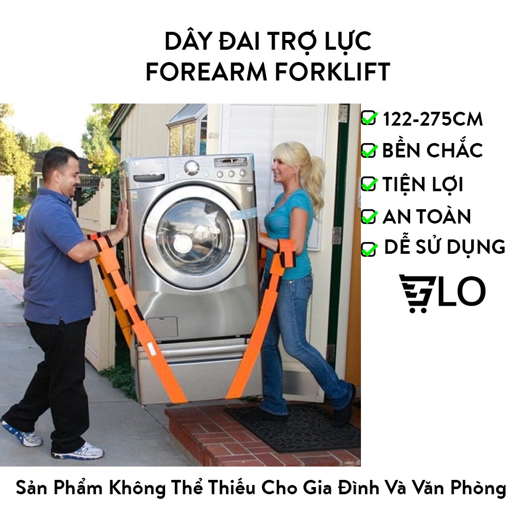 Dây Đai Khiêng Nâng Đồ Trợ Lực Forearm Forklift