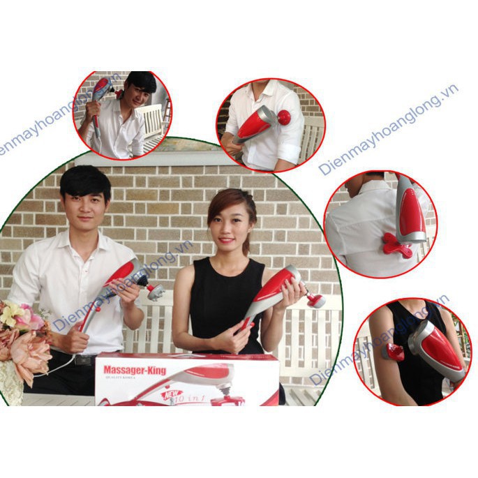 Máy Massage King Dr.Strong 10 Đầu Cầm Tay Cực Mạnh