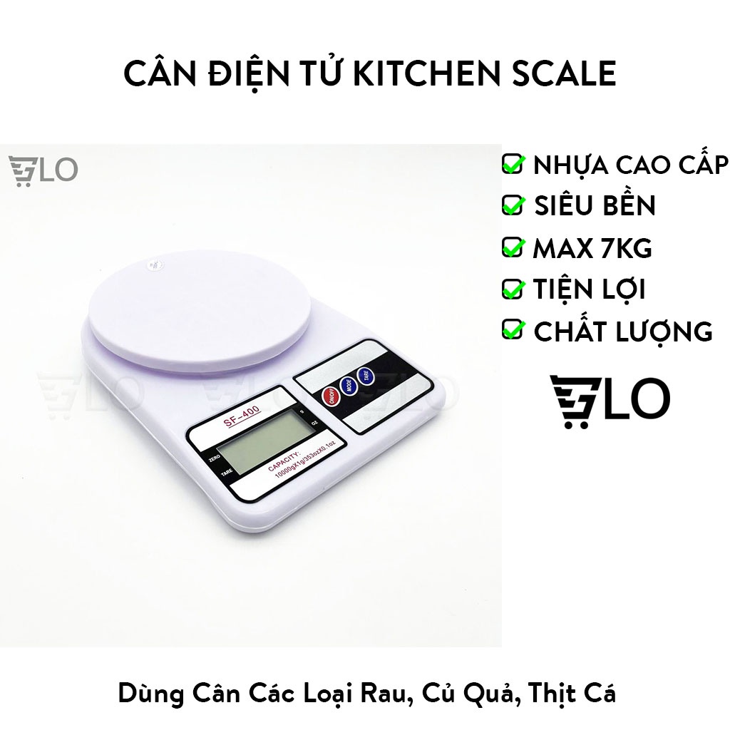 Cân Điện Tử Để Bàn Kitchen Scale Max 5kg SF-400