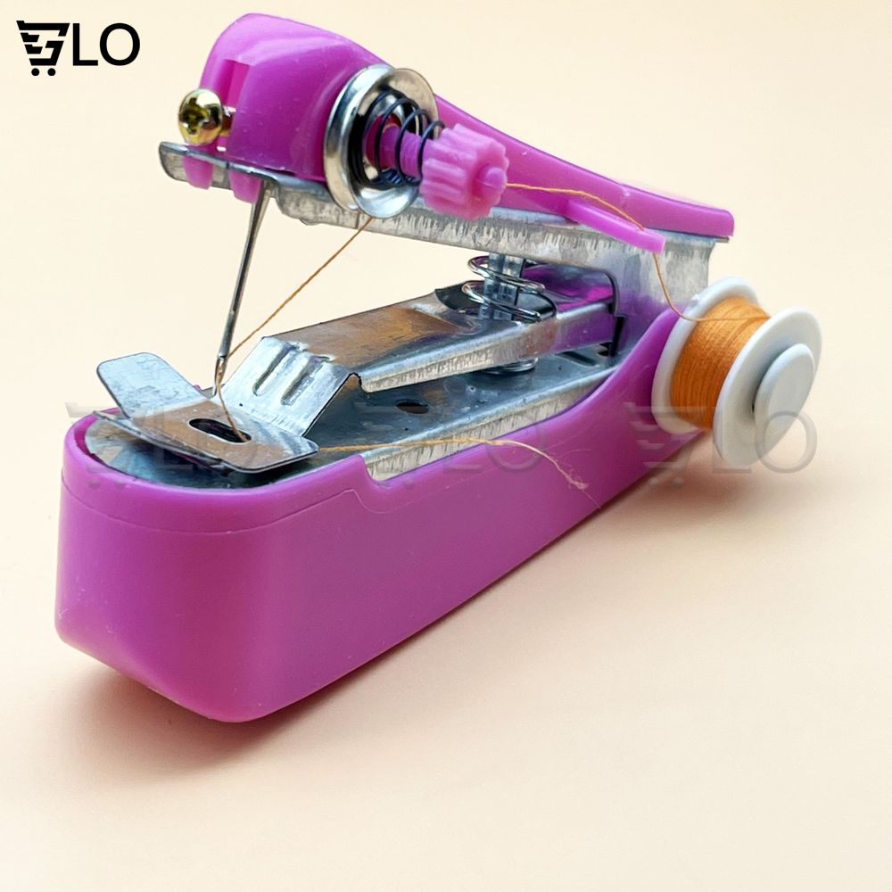 Máy May Mini Cầm Tay Om888 Nhỏ Gọn Tiện Lợi