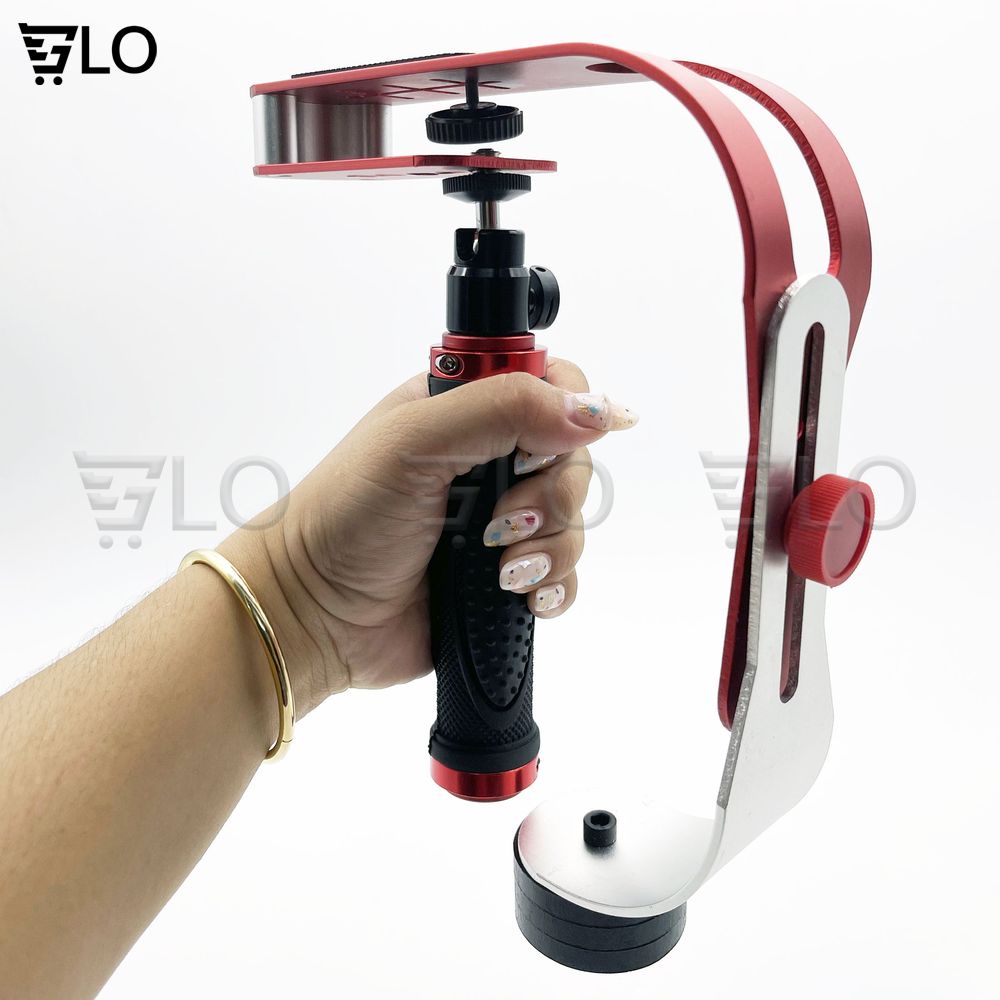 Kẹp Gimbal Quay Phim Chống Rung, Tay Cầm Điện Thoại, Máy Ảnh