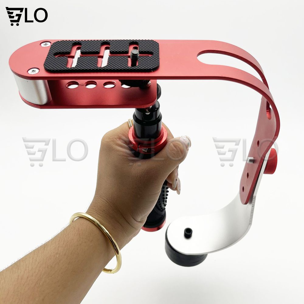 Kẹp Gimbal Quay Phim Chống Rung, Tay Cầm Điện Thoại, Máy Ảnh