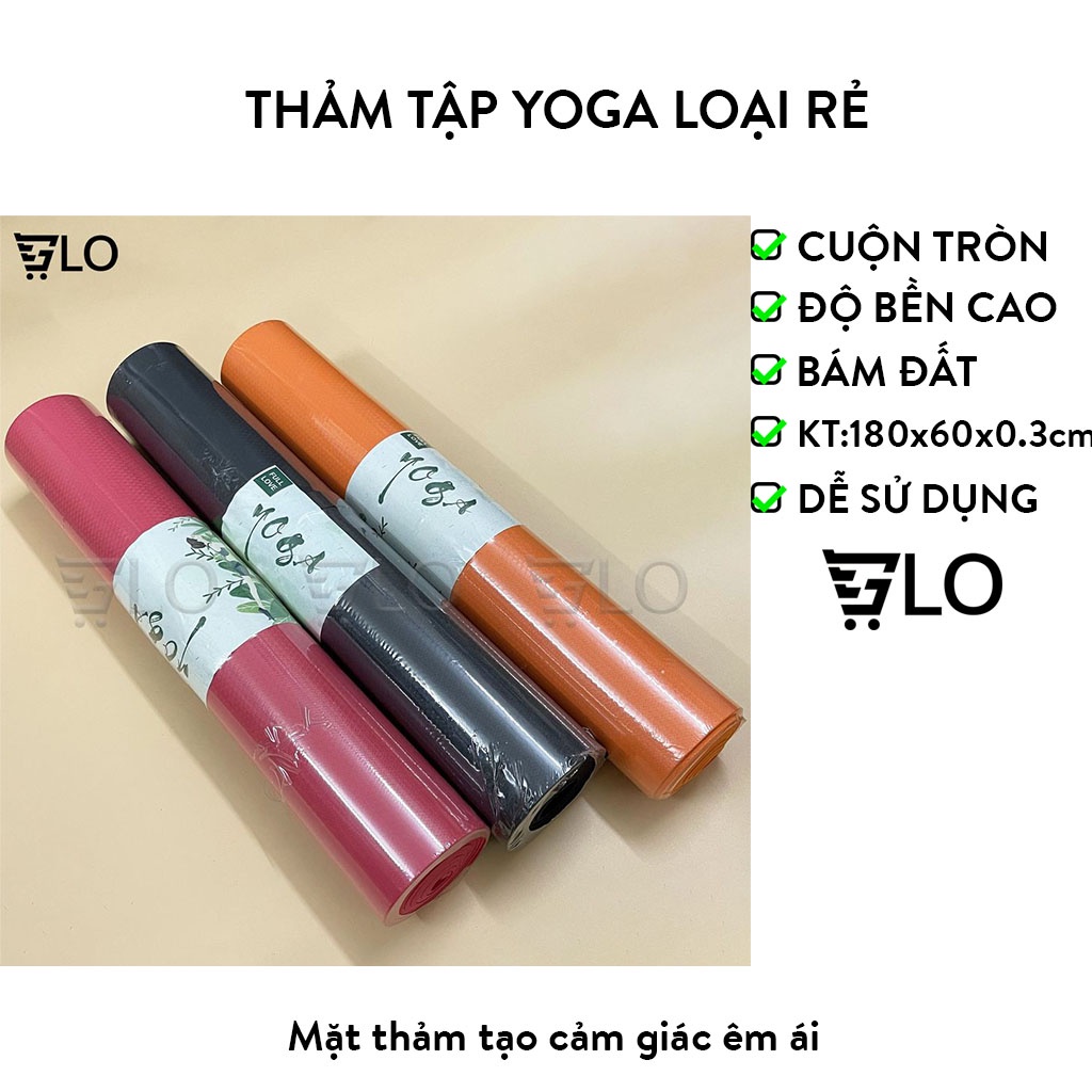 Thảm Tập Yoga Loại Rẻ 3mm