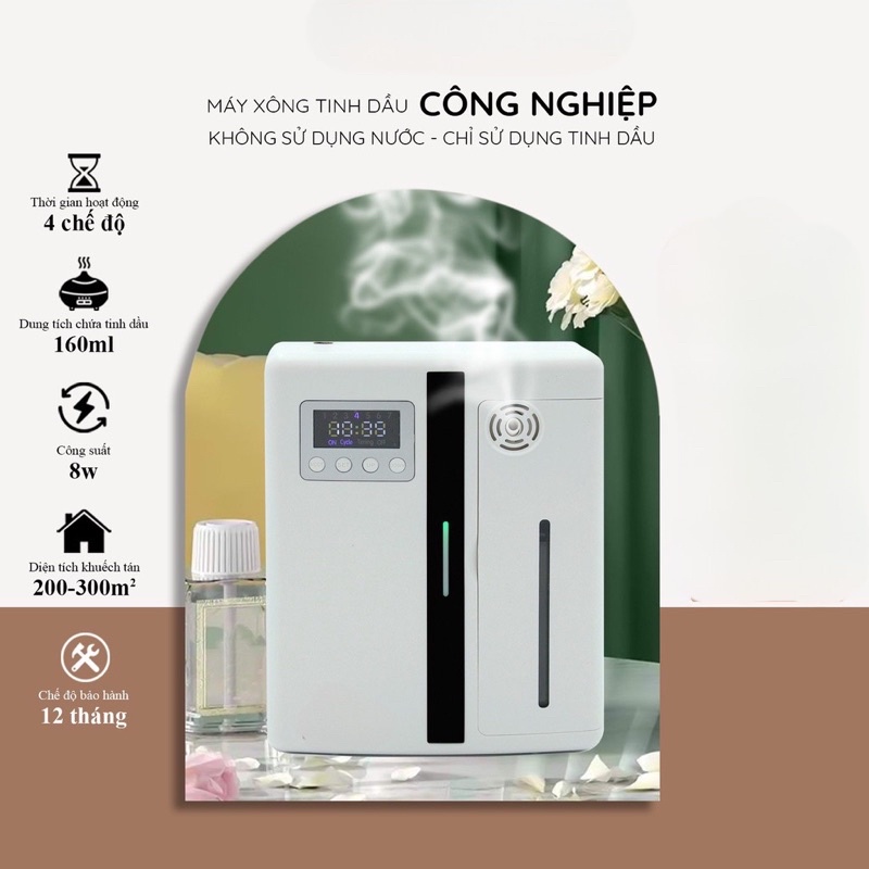 Máy xông tinh dầu công nghiệp công suất lớn, diện tích lớn 300m vuông