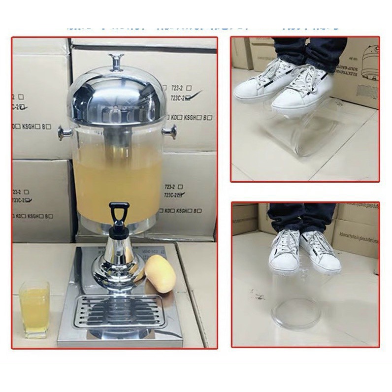 Bình Đựng Nước Ép Trái Cây 2 Vòi, Bình Hoa Quả 16L tiện lợi cho các bữa tiệc gia đình lớn nhỏ