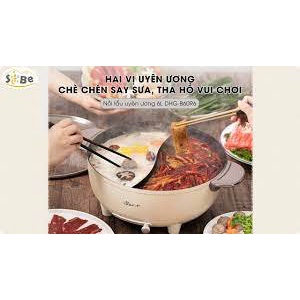 ( CÓ SẴN) Nồi lẩu điện đa năng chính hãng Bear dung tích 6 L- 5L model DHG-P50F1