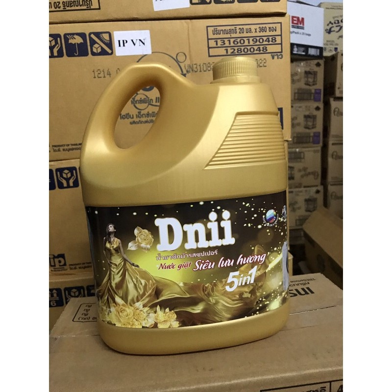 Nước Giặt Dnii Kid Labido Chính Hãng Ánh Dương 5in1 Siêu Lưu Hương mới 3,6L