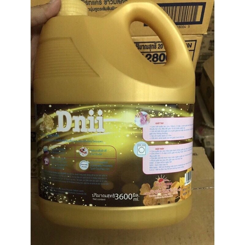Nước Giặt Dnii Kid Labido Chính Hãng Ánh Dương 5in1 Siêu Lưu Hương mới 3,6L
