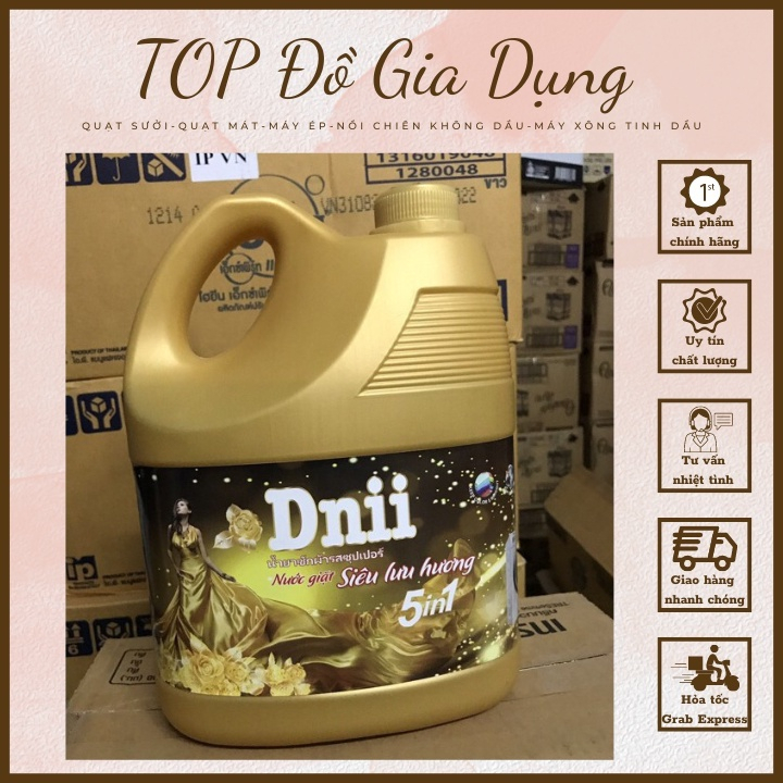 Nước Giặt Dnii Kid Labido Chính Hãng Ánh Dương 5in1 Siêu Lưu Hương mới 3,6L