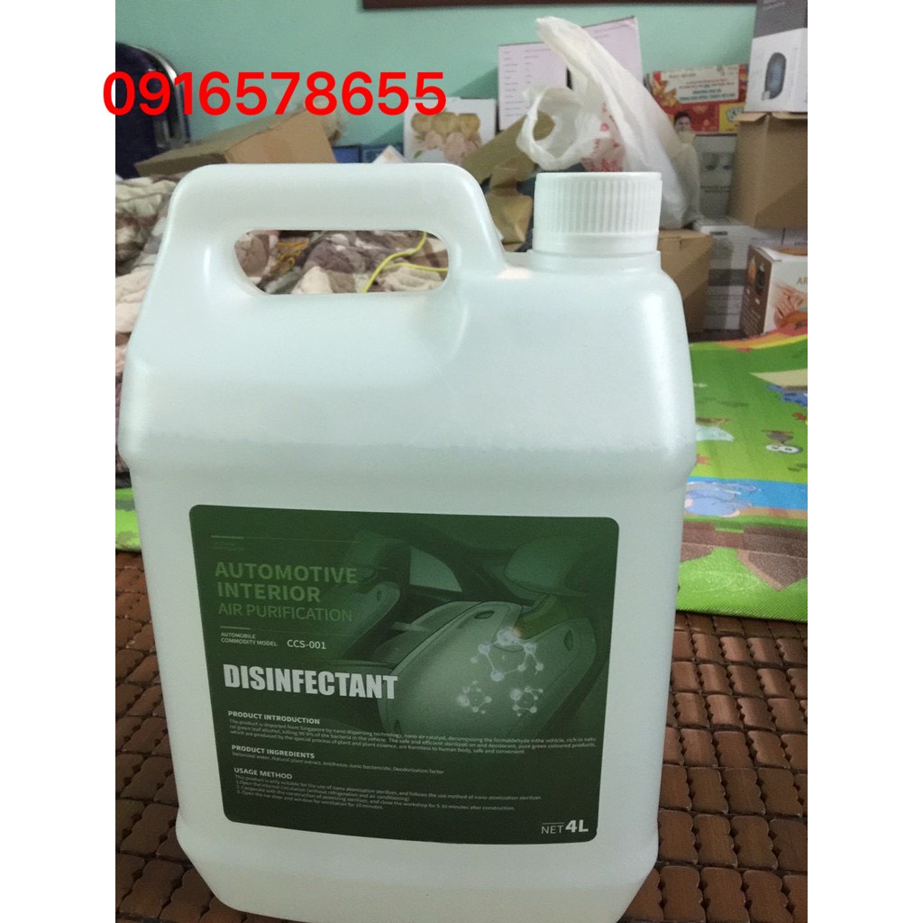 HÀNG CHÍNH HÃNG (Combo máy+2 lit nano bạc)Máy khử mùi diệt khuẩn Nano Bạc 2020KT .