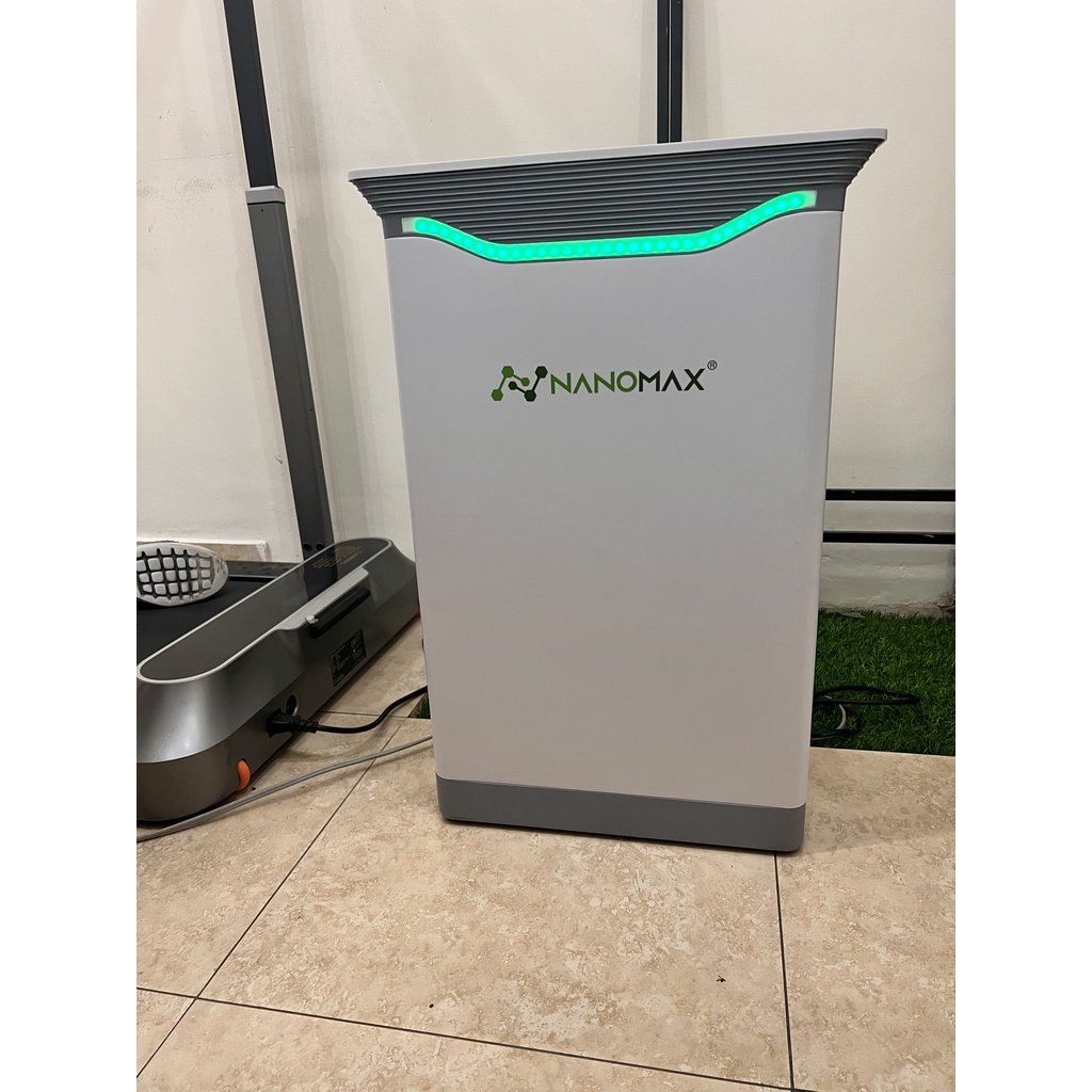 Máy Lọc Không Khí NANOMAX A-01, Bộ Lọc HEPA 4 Lớp Lọc Bụi Mịn, Màn Hình Cảm Ứng Tích Hợp Điện Thoại Thông Minh (70m2)