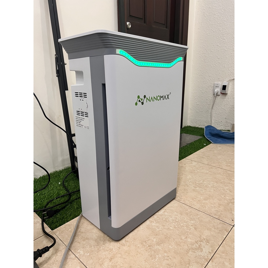 Máy Lọc Không Khí NANOMAX A-01, Bộ Lọc HEPA 4 Lớp Lọc Bụi Mịn, Màn Hình Cảm Ứng Tích Hợp Điện Thoại Thông Minh (70m2)