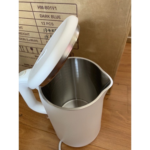Ấm siêu tốc 1.5L Bear bình đun siêu tốc lõi inox cao cấp công tắc tự ngắt có đèn báo hiệu Gia dụng Bear Tuli Mart
