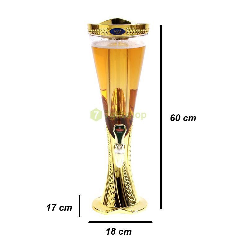 Tháp Đựng Nước Vân Đế Lúa Mạch 3L (Tháp Bia) - BUMSHOP79