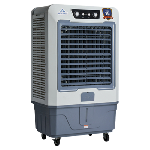 Quạt điều hòa không khí Hòa Phát HPCF1-072 có bánh xe dễ di chuyển, phù hợp nơi có diện tích 50-60m²
