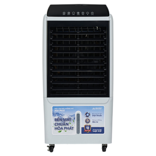 Quạt điều hòa không khí Hòa Phát HPCF1-034I / HPCF1-033I tạo ion âm lọc sạch không khí, có bánh xe dễ di chuyển