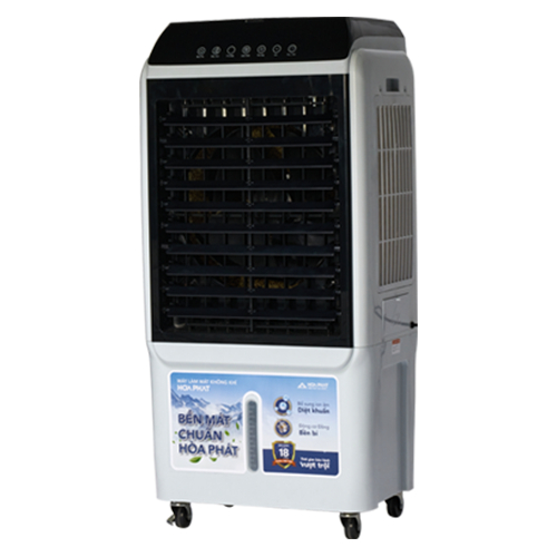 Quạt điều hòa không khí Hòa Phát HPCF1-034I / HPCF1-033I tạo ion âm lọc sạch không khí, có bánh xe dễ di chuyển