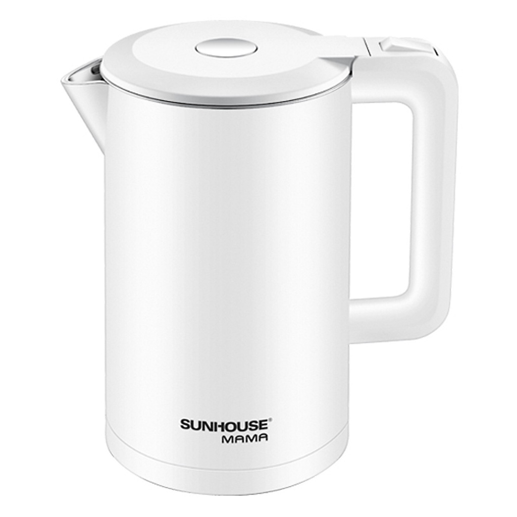 Bình đun siêu tốc 1.7 lít Sunhouse Mama SHD1386W chất liệu inox 2 lớp - Bảo hành chính hãng 2 năm