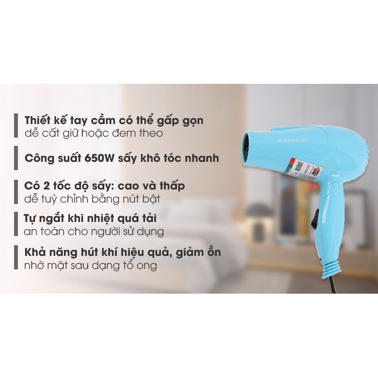 Máy sấy tóc Sunhouse SHD2305 giá rẻ - Chính hãng